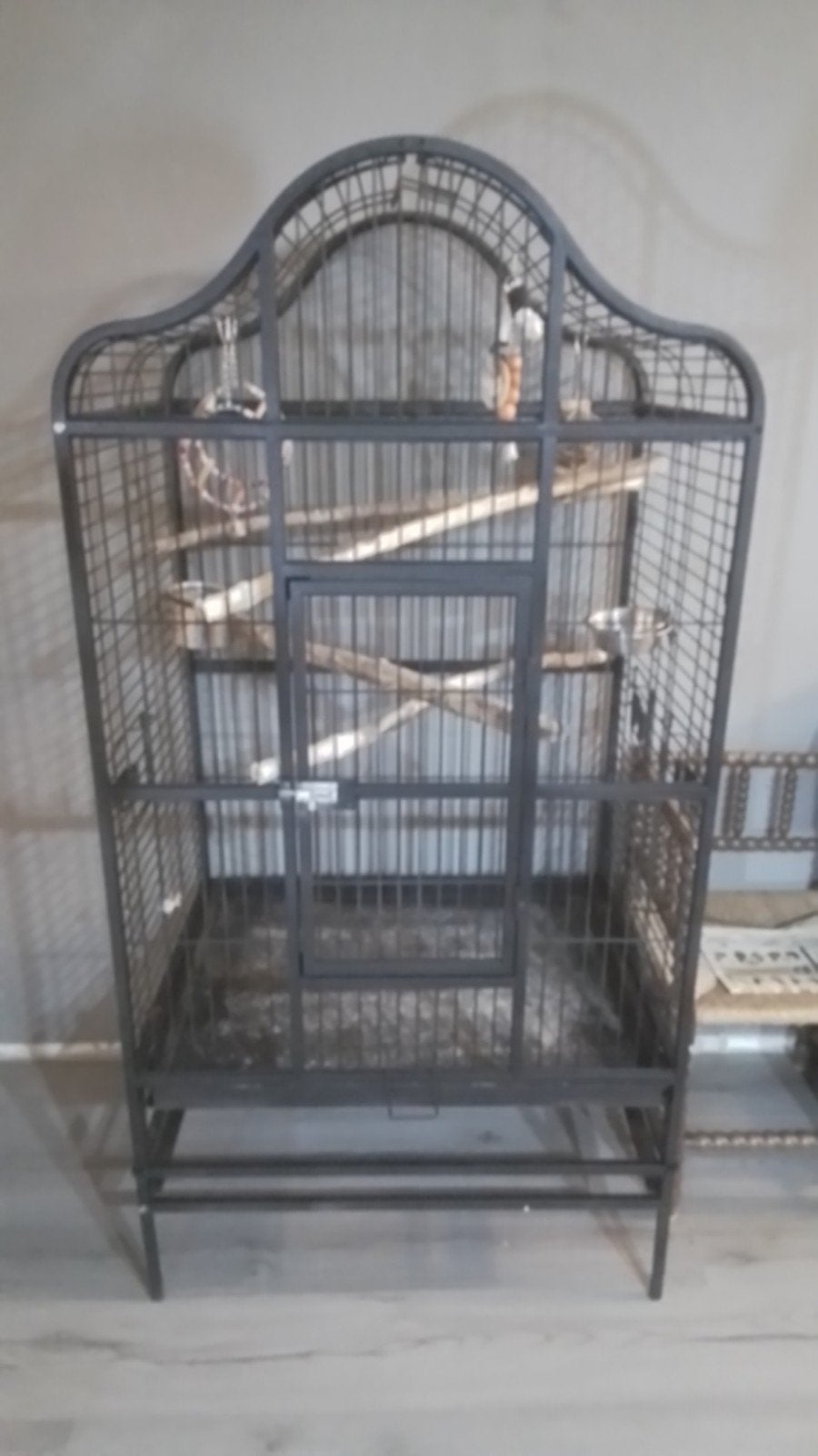 Papagaai kooi, Ophalen of Verzenden, Metaal, Vogelkooi