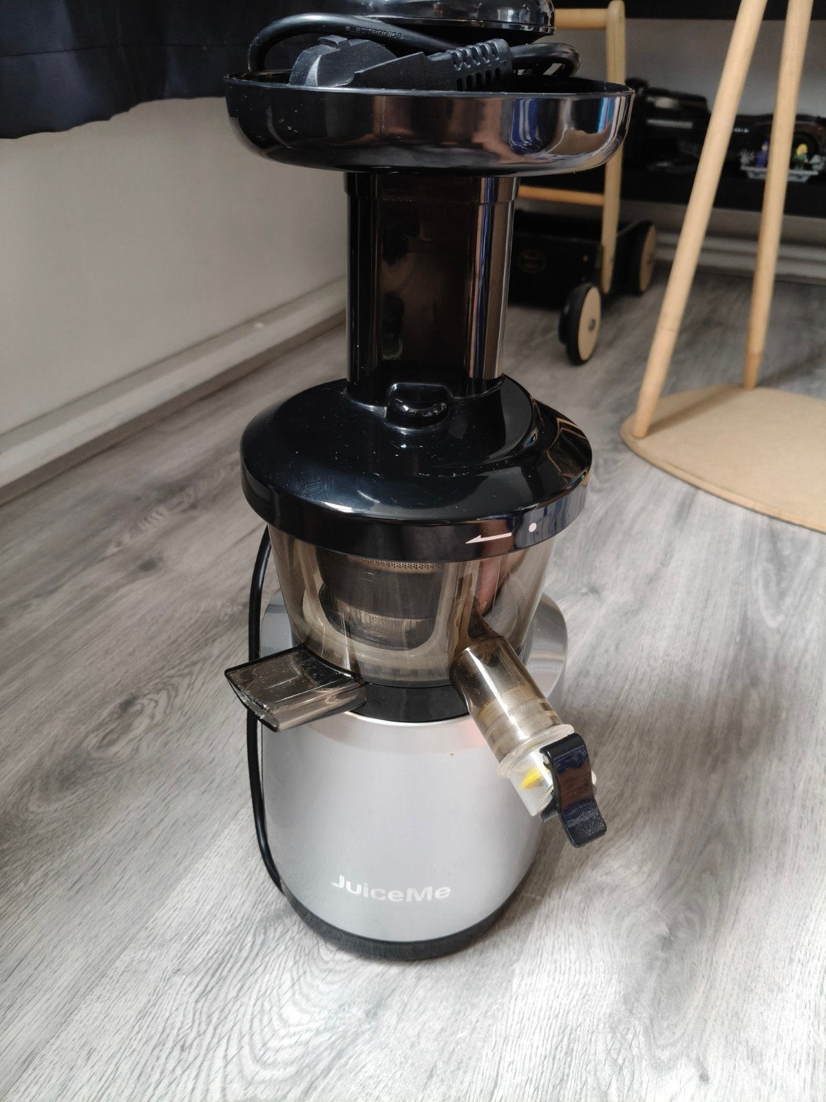 JuiceMe Slowjuicer, Witgoed en Apparatuur, Ophalen of Verzenden, Zo goed als nieuw, Elektrisch, Slowjuicer