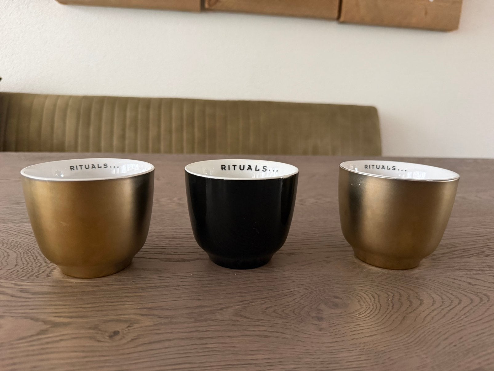 Rituals Thee mokjes, Ophalen of Verzenden, Zo goed als nieuw, Overige stijlen, Kop(pen) en/of Schotel(s)