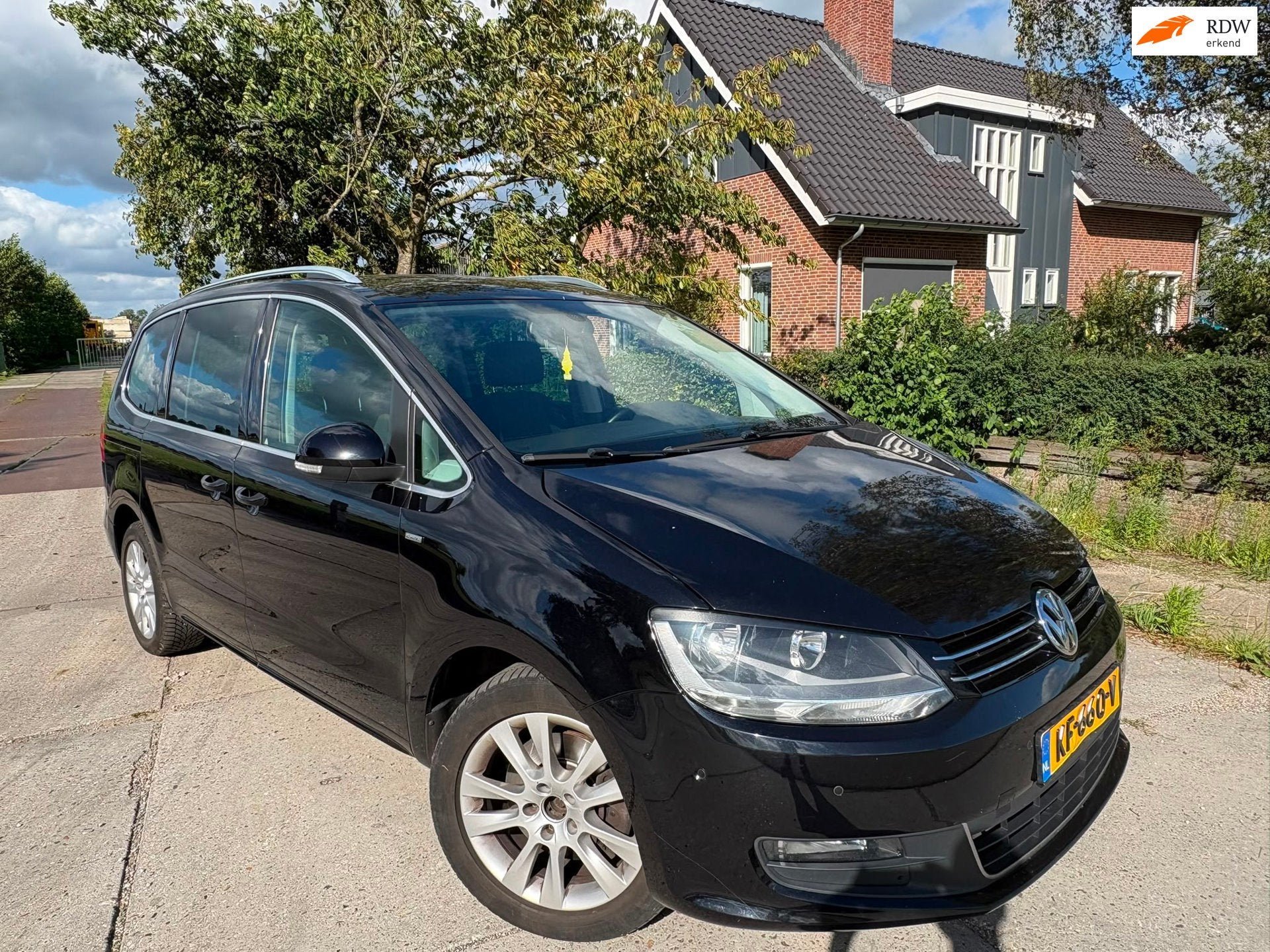 Volkswagen Sharan 2.0 TDI Highline 7p/ bj 2013 / 7 persoons, Voorwielaandrijving, Euro 5, Gebruikt, Zwart