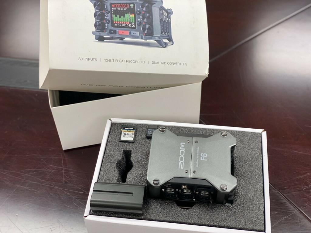 Zoom F6 multitrack 6- CH field recorder, Audio, Tv en Foto, Professionele Audio-, Tv- en Video-apparatuur, Ophalen, Zo goed als nieuw