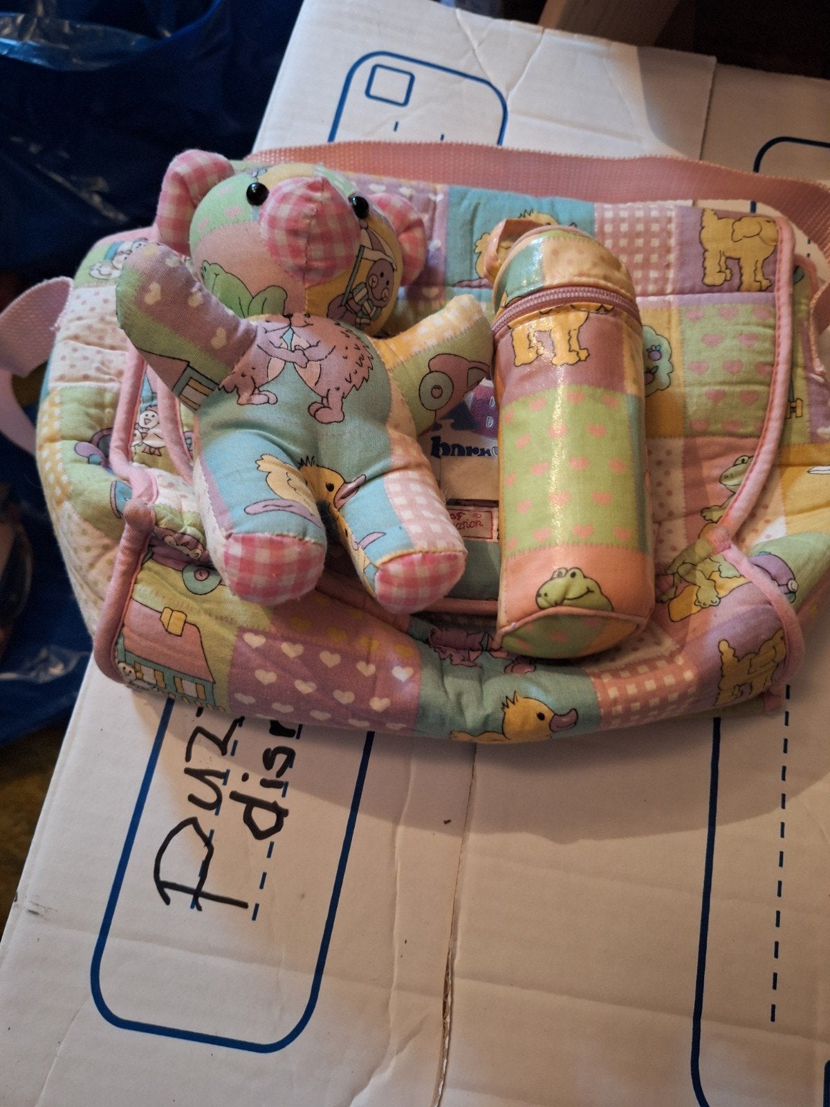 Baby born kinderwagen met tasje knuffeltje en flesje.€10, Ophalen, Gebruikt, Overige typen