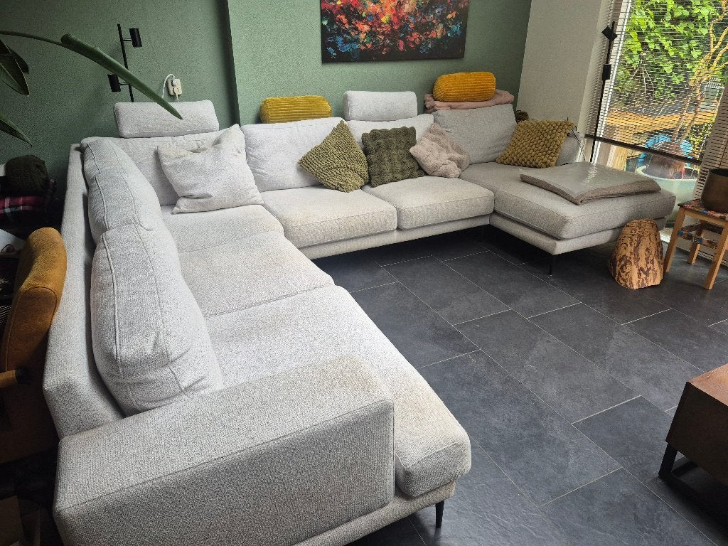 Hoekbank te koop, Huis en Inrichting, Banken | Bankstellen, Ophalen, Gebruikt, Hoekbank, 300 cm of meer