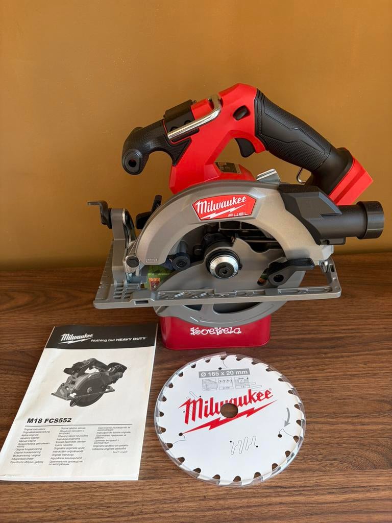 Milwaukee m18 FUEL FCS552-0 165mm NIEUW en MET GARANTIE, Ophalen of Verzenden, Nieuw, 1200 watt of meer, 70 mm of meer