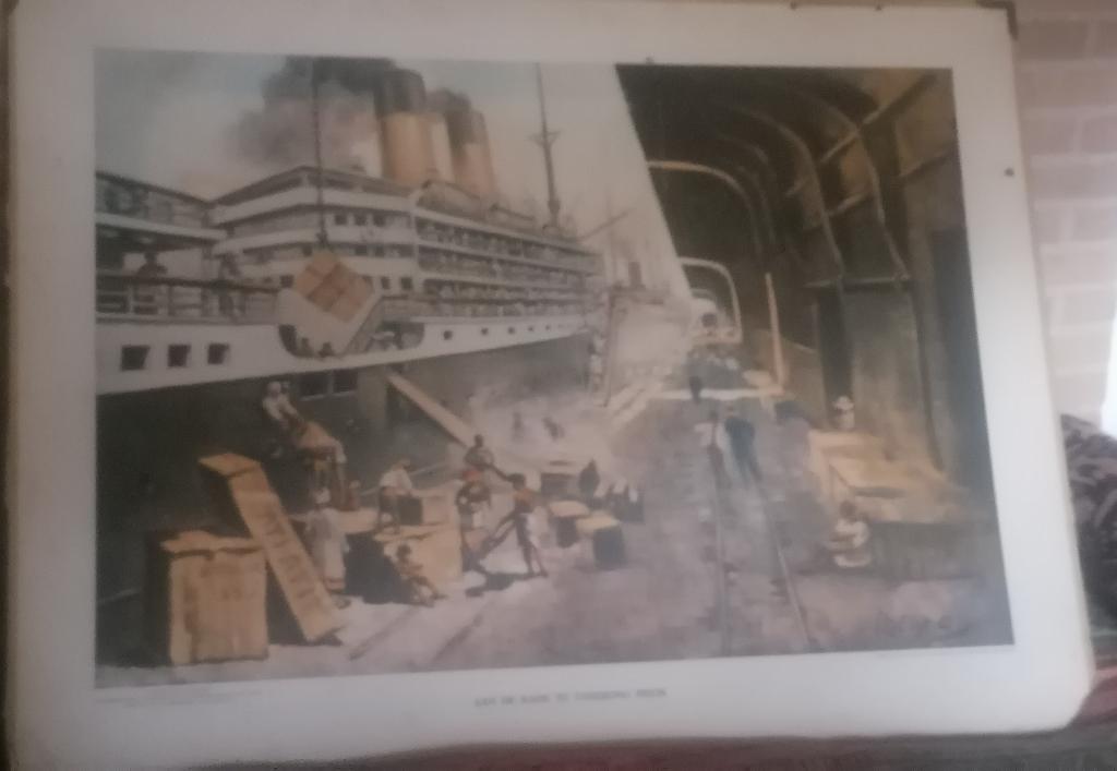 Oude schoolplaten van Nederlands Indië, Antiek en Kunst, Ophalen, Aardrijkskunde