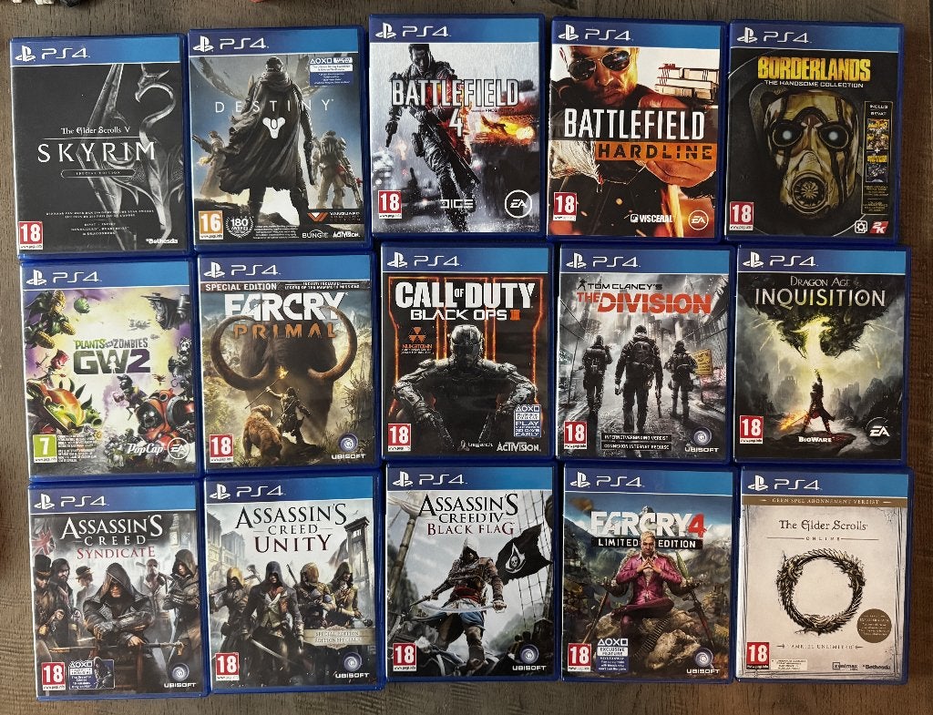15 PS4 games, Avontuur en Actie, Online, Vanaf 18 jaar, 1 speler