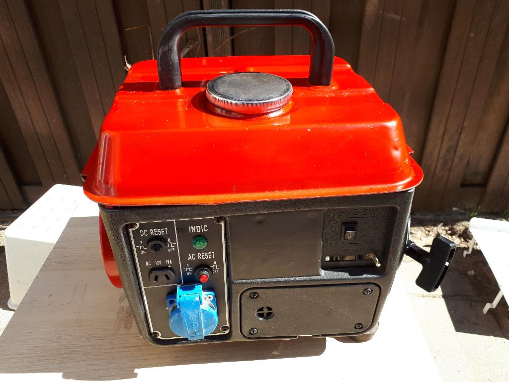 Benzine stroom generator, Ophalen