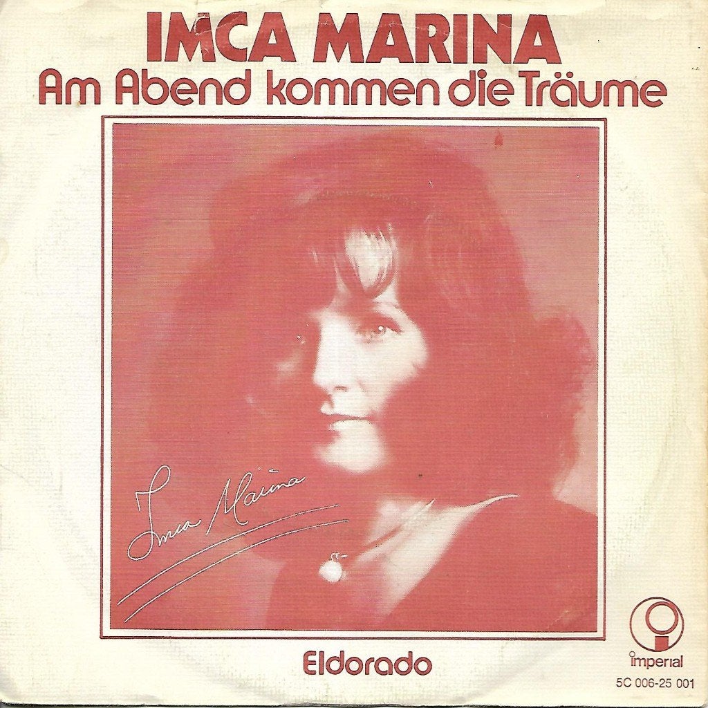 Imca Marina - Am abend kommen die träume, Ophalen of Verzenden, Gebruikt, 7 inch, Nederlandstalig