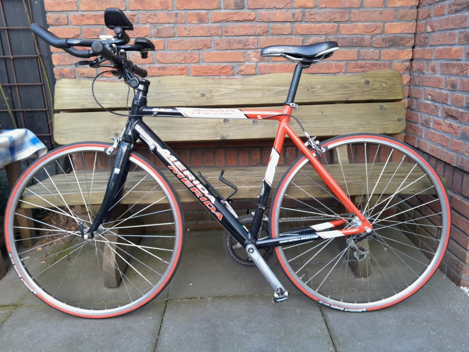 Merida racefiets / tourfiets met nieuwe banden Shimano/SPD, 28 inch, Gebruikt, Meer dan 20 versnellingen, 53 tot 57 cm