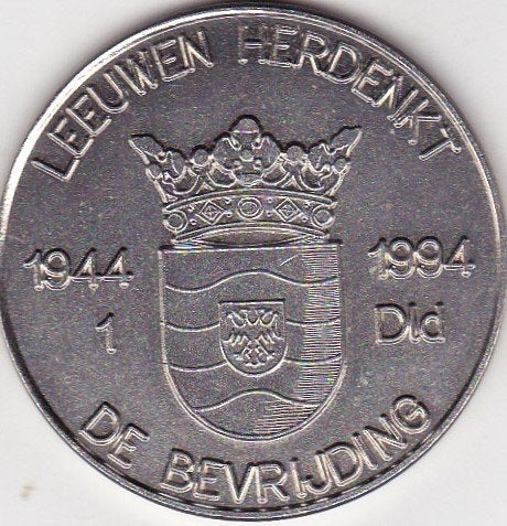 LEEUWEN HERDENKT 1944 - 1994 DE BEVRIJDING 20 SEPTEMBER 1994, Ophalen of Verzenden, Overige materialen