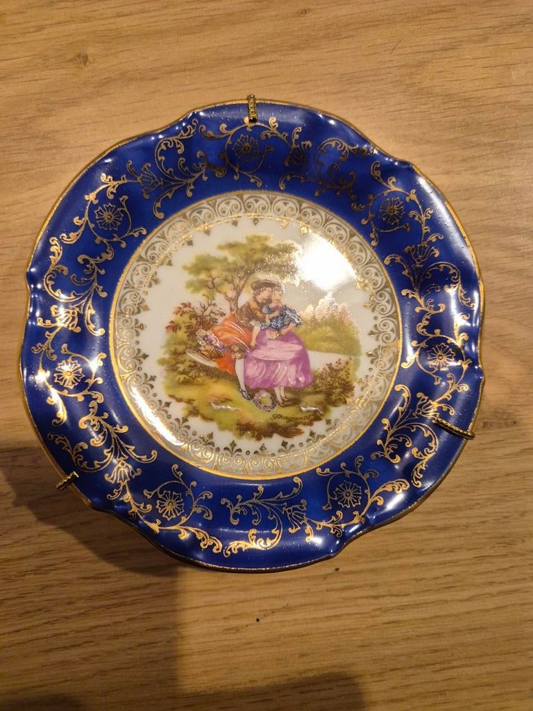 Vintage Limoges Frankrijk wandbord., Antiek en Kunst, Ophalen of Verzenden