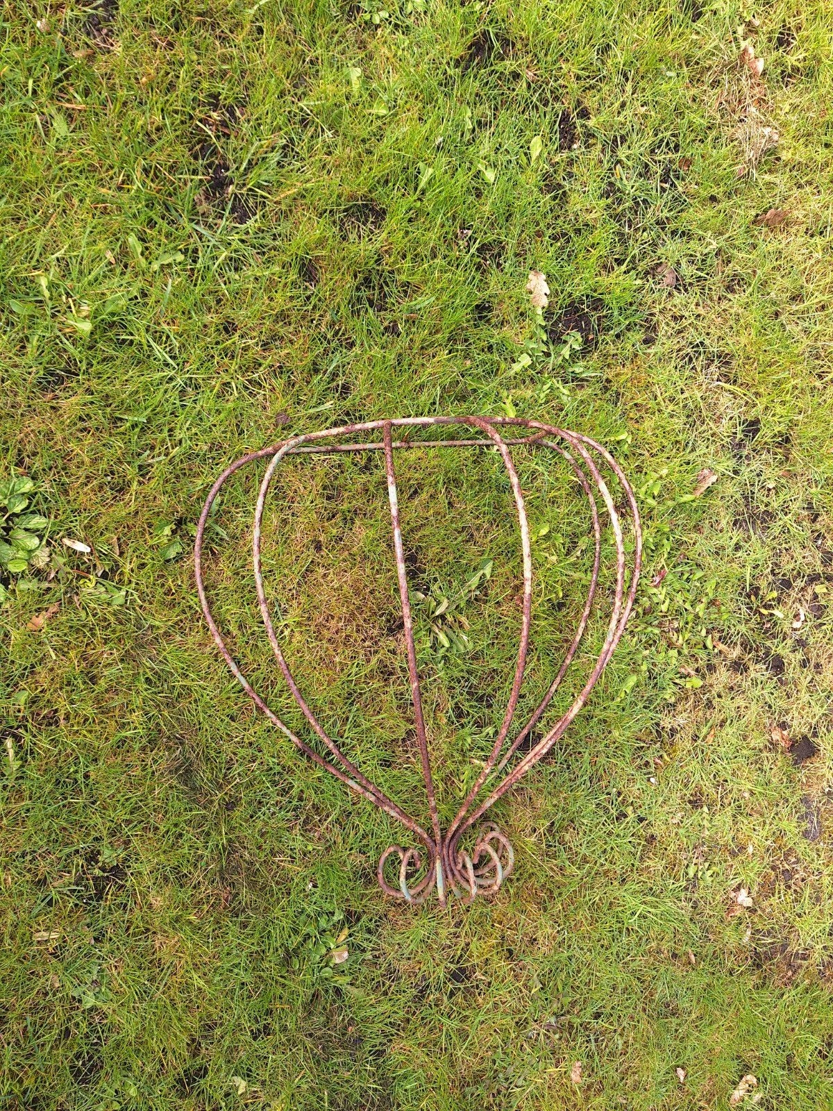 Metalen plantenhouder / decoratie voor tuin, Tuin en Terras, Tuinwanddecoratie, Ophalen, Gebruikt