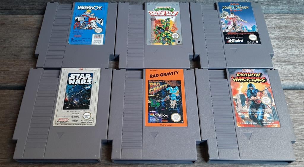 Nintendo Nes games 6x kopen of ruilen zie omschrijving, Avontuur en Actie, Gebruikt, 1 speler, Ophalen of Verzenden