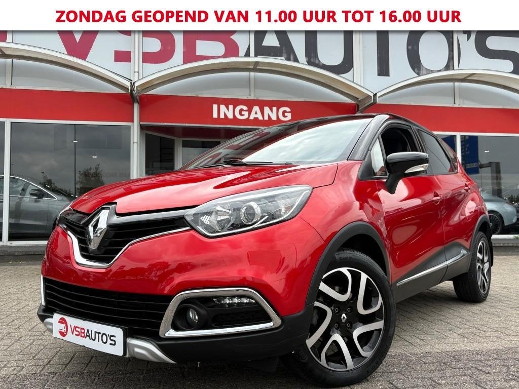 Renault CAPTUR 1.2 TCE XMOD AUT. NAVI STOELVERWARMING LEER C, Auto's, Renault, Automaat, 4 cilinders, Met garantie (alle), Leder