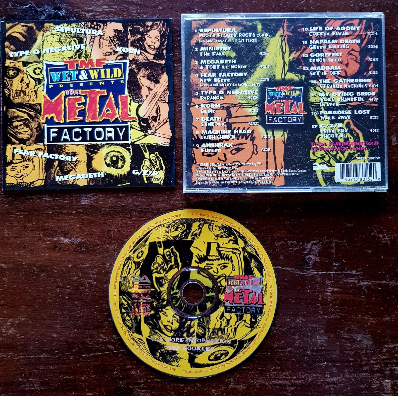 TMF Wet & Wild: Metal Factory cd death thrash doom grind, Cd's en Dvd's, Ophalen of Verzenden, Gebruikt
