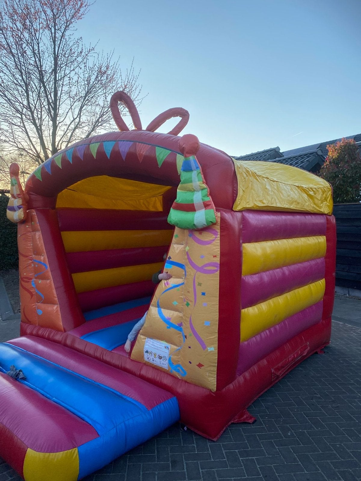 Springkussen Party - te koop, Ophalen, Gebruikt