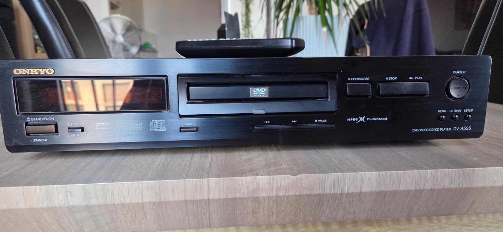 Onkyo Klasse A, DV-S535 DVD/CD Speler met Afstandsbediening, Ophalen of Verzenden, Zo goed als nieuw, Dvd-speler, Overige merken