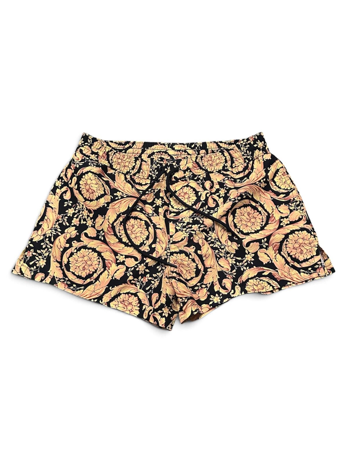 Versace Barocco Print Zwembroek, Ophalen of Verzenden, Maat 48/50 (M), Zwart, Zwemshort