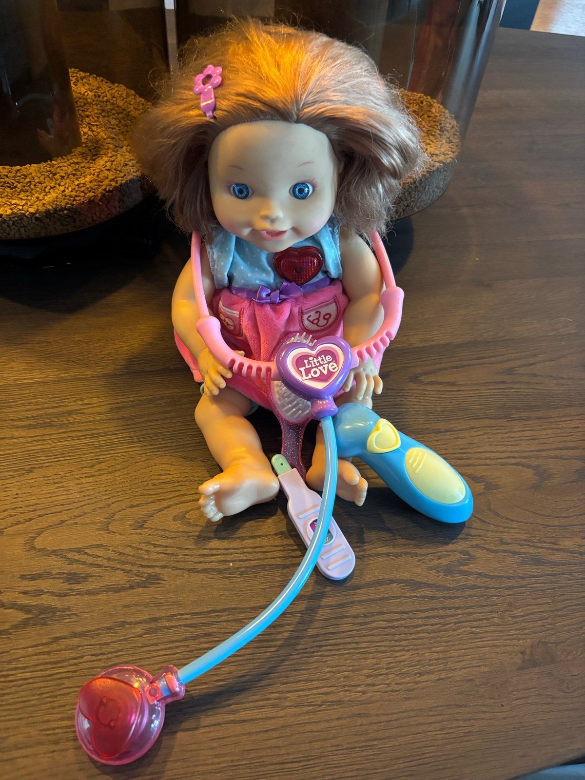 Little Love Babypop met dokterset - Zo goed als nieuw, Ophalen, Zo goed als nieuw, Babypop