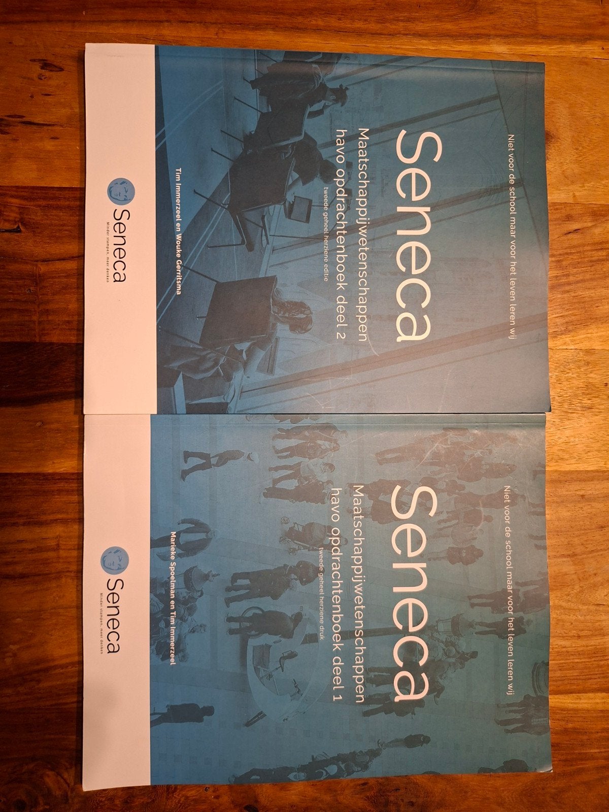 Seneca Maatschappijwetenschappen havo opdrachtboeken, Boeken, HAVO, Ophalen of Verzenden, Maatschappijleer, Tim Immerzeel en Wisch Gerlofsma