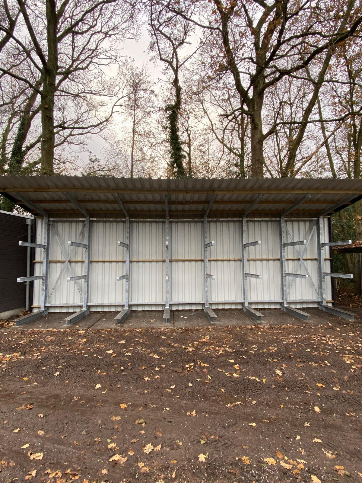Draagarmstelling overdekt, Doe-het-zelf en Verbouw, Ophalen of Verzenden, Nieuw, IJzer