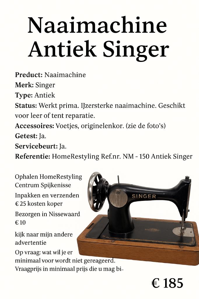 naaimachine, Ophalen of Verzenden, Zo goed als nieuw, Naaimachine, Overige merken