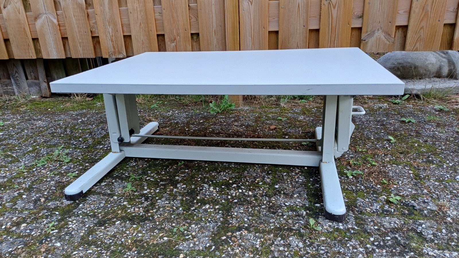 Inklaptafel klaptafel camper caravan boot grijs wit, Ophalen of Verzenden, Gebruikt