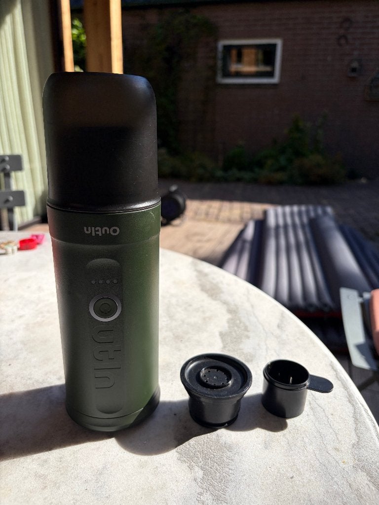 OutIn  Nano Portable Electric Espresso Machine, Caravans en Kamperen, Ophalen of Verzenden, Gebruikt