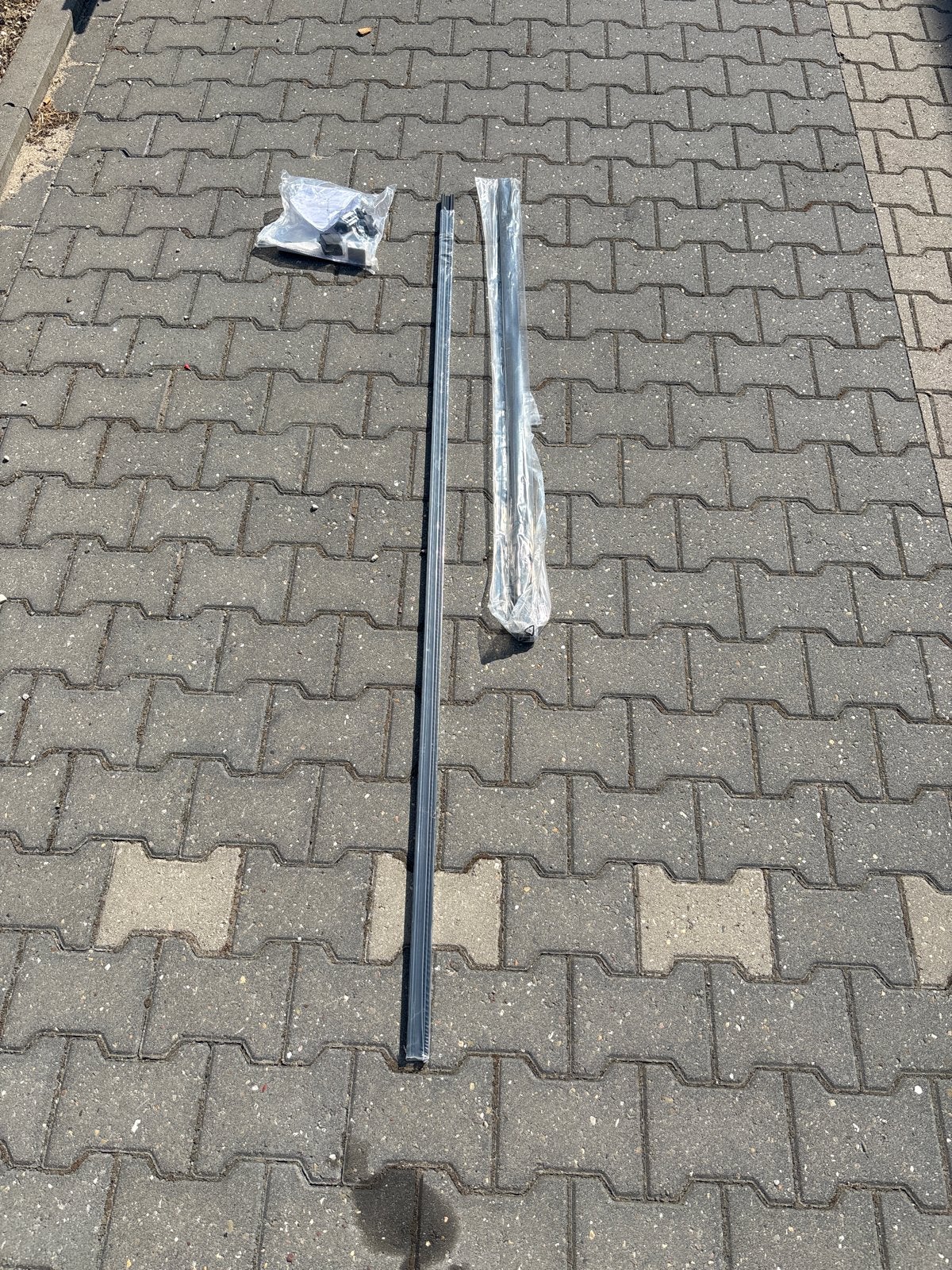 Douchewand profielen met hoekstukken en instructieboekje, Ophalen, Nieuw, Douche