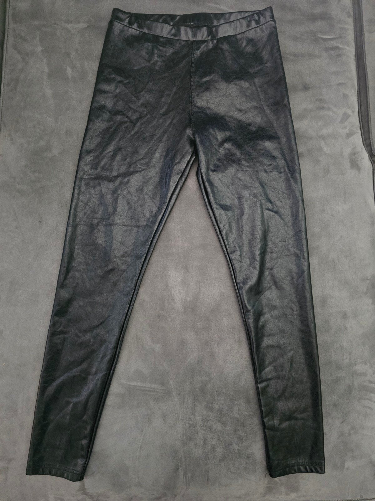 Zwarte imitatie leren legging - Vs.miss, Verzenden, Zwart, Maat 42/44 (L), Vs.miss