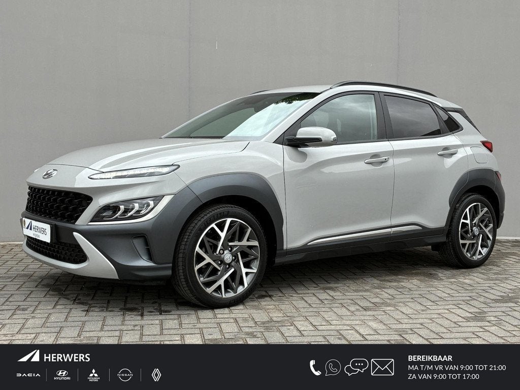 Hyundai Kona 1.6 GDI HEV Comfort / 1.300 KG trekgewicht / He, Auto's, Hyundai, Stof, Gebruikt, Euro 6, 2 kWh