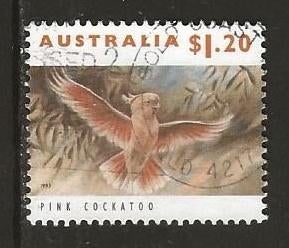 Australie 58, kakatoe, Verzenden, Gestempeld
