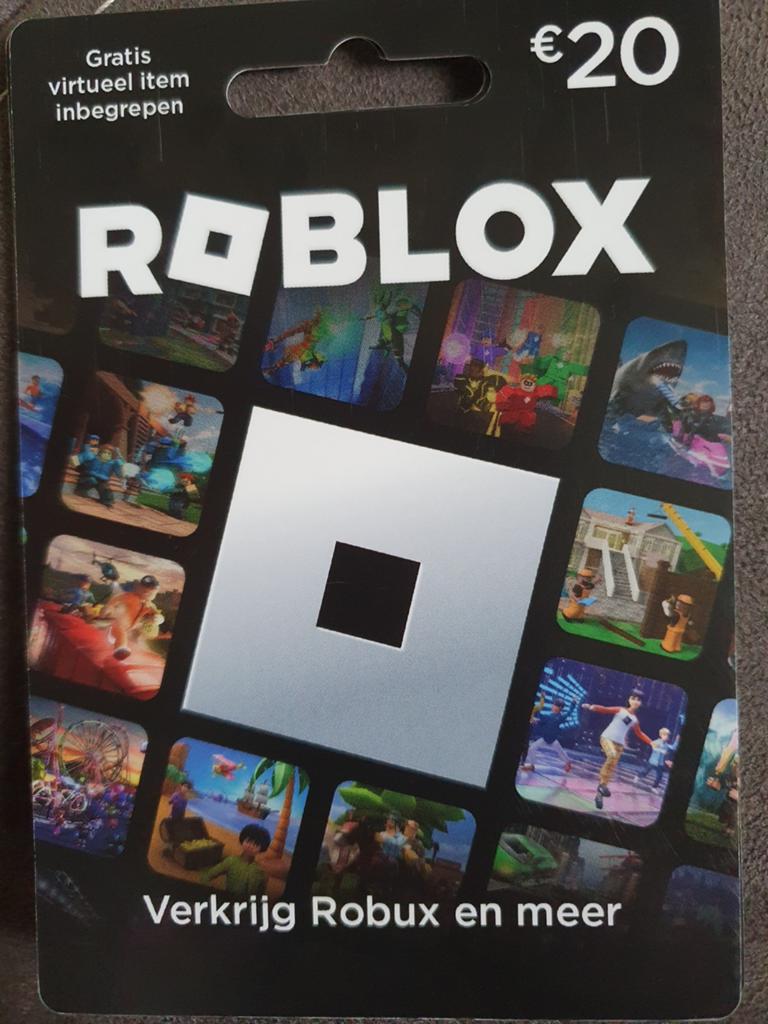 Roblox Giftcard €20 - Direct Robux en meer!, 1 speler, Ophalen of Verzenden, Nieuw, Vanaf 3 jaar