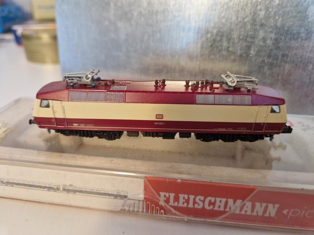 Fleischmann N BR120 ovp 7350, Gebruikt, Fleischmann, Ophalen of Verzenden, Analoog
