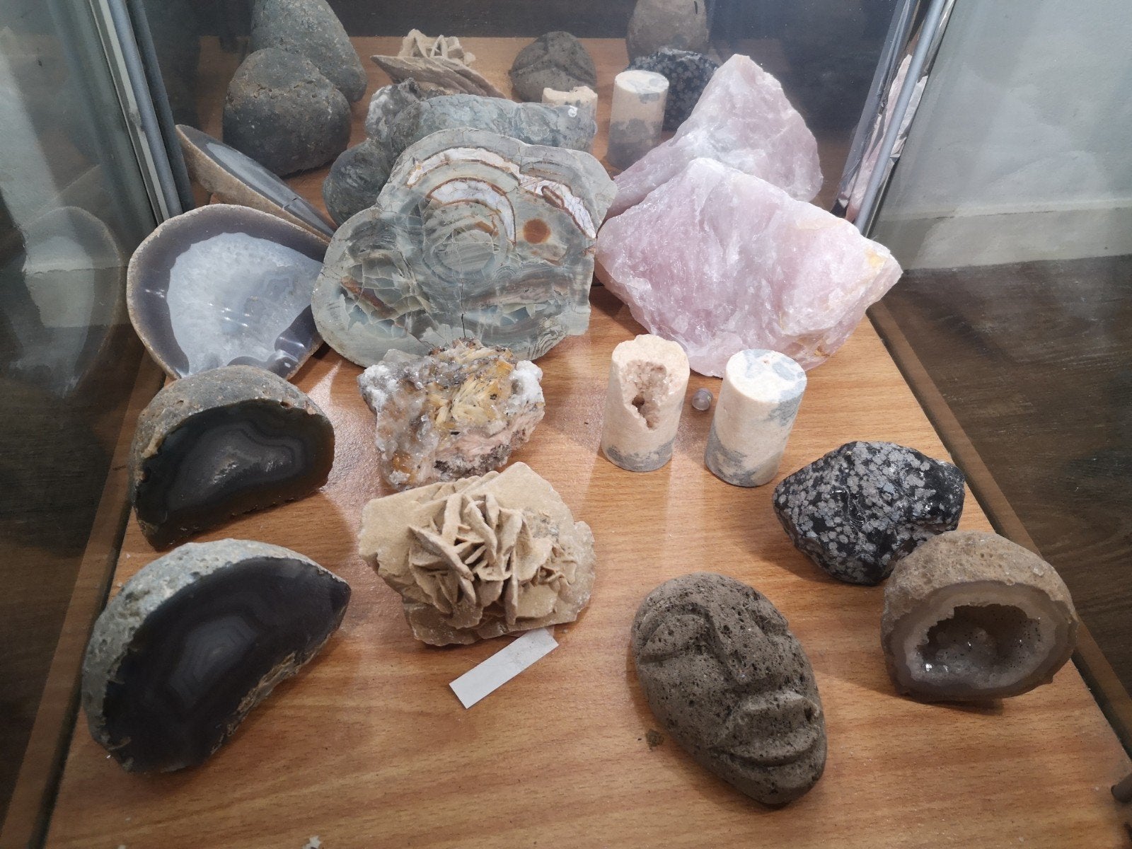 edelstenen en mineralen, o. a. opaal en cluster mangokwarts, Ophalen of Verzenden