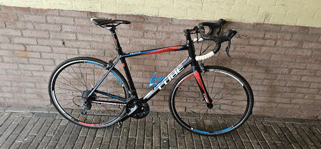 Cube Peloton racefiets – maat 56 (L) – Shimano Claris, Velgrem, Aluminium, Zo goed als nieuw, 53 tot 57 cm