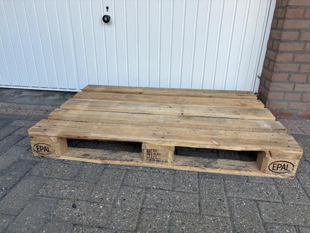 Europallet | 120x80 cm, Doe-het-zelf en Verbouw, Hout en Planken, Ophalen, Gebruikt, 50 mm of meer, Pallet