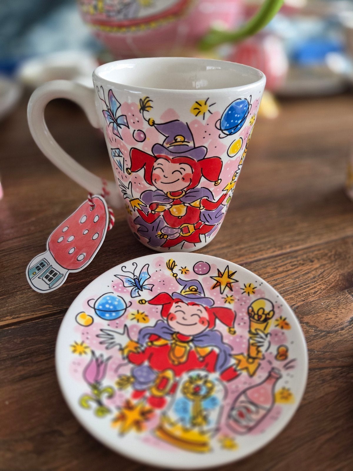 Nieuwe mok en schotel de Efteling (symbolica ), Huis en Inrichting, Keuken | Servies, Ophalen, Overige merken, Keramiek, Nieuw