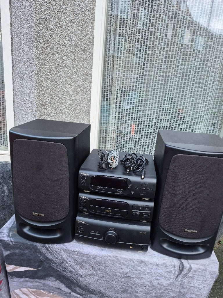 Technics micro-set, stereo-set SE-CH404E-K, zeer goede staat, Microset, Ophalen, Overige merken, Tuner of Radio