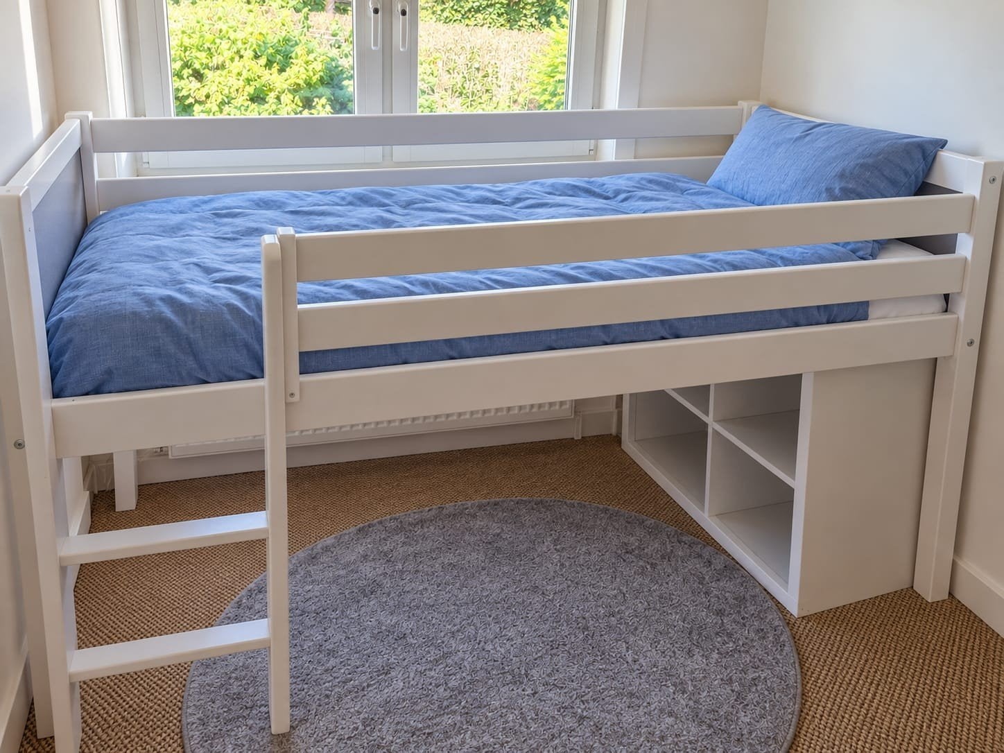 Halfhoogslaper Jip, Beter Bed 90x200, Ophalen, Gebruikt, Halfhoogslaper