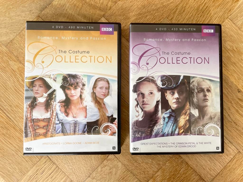 BBC: The Costume Collection 1 + 4 op DVD (met NL), Cd's en Dvd's, Vanaf 16 jaar, Boxset, Drama, Ophalen of Verzenden