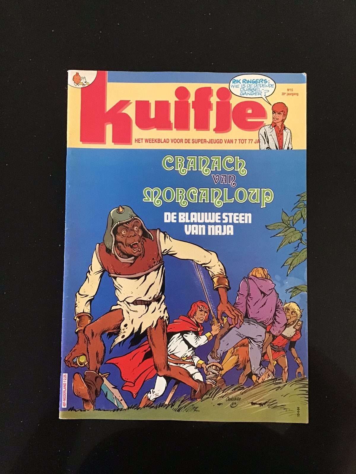 Weekblad. Kuifje. Uitgave 1984. Nummer 15., Boeken, Eén stripboek, Verzenden, Gelezen