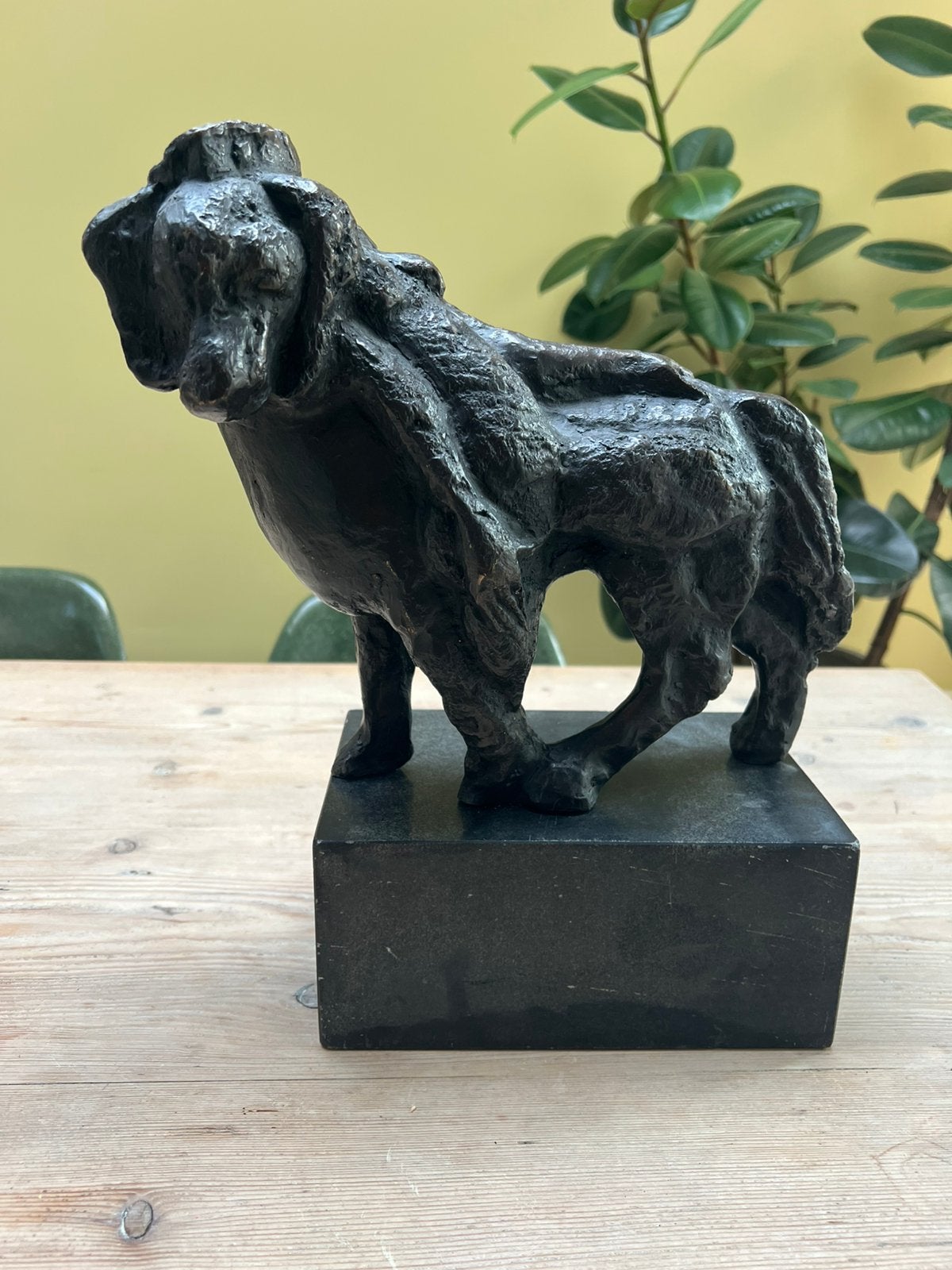 Bronzen beeld van Theo Mackaay, Ophalen of Verzenden