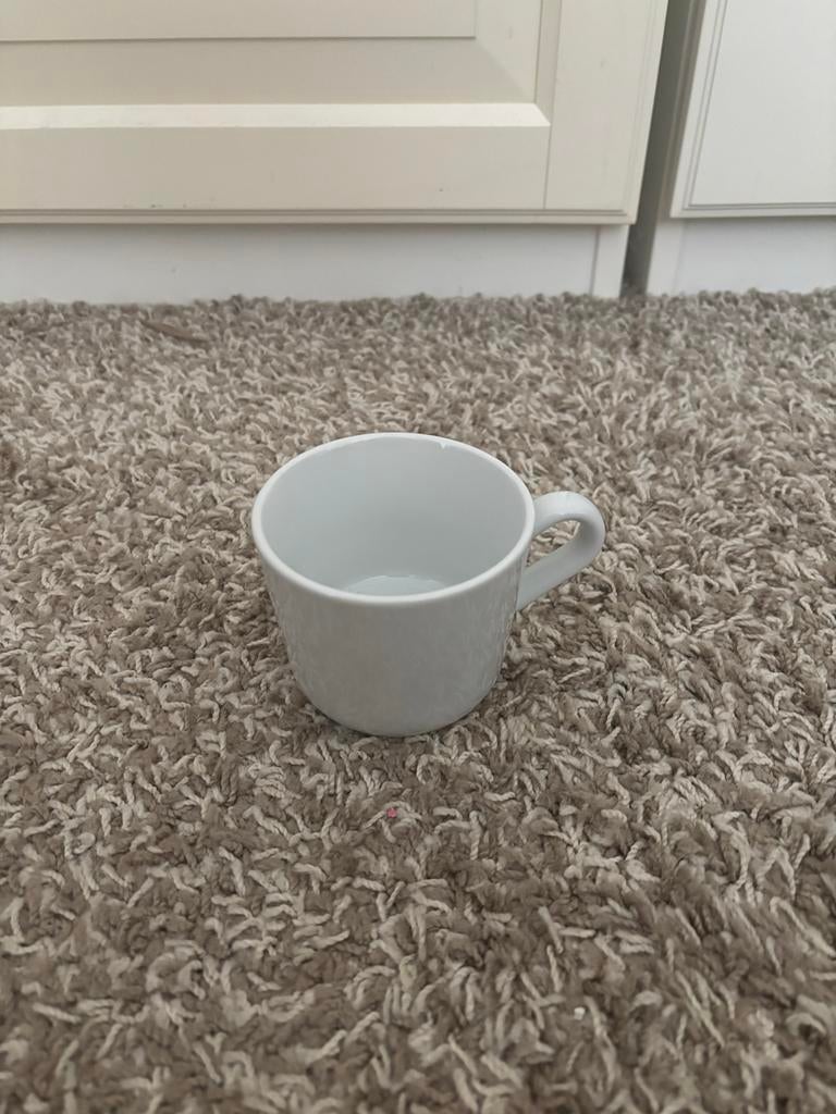 Kopjes IKEA FÄRGRIK - Wit, 12 stuks, Ophalen, Keramiek, Zo goed als nieuw, Effen