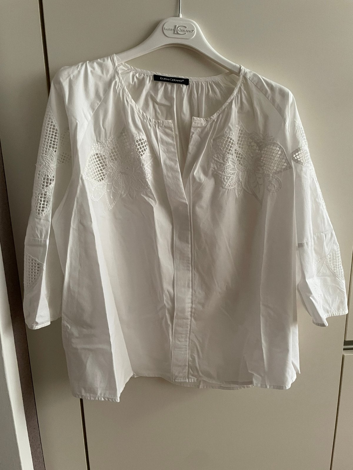 Luisa Cerane witte blouse, Ophalen of Verzenden, Nieuw, Maat 38/40 (M), Wit