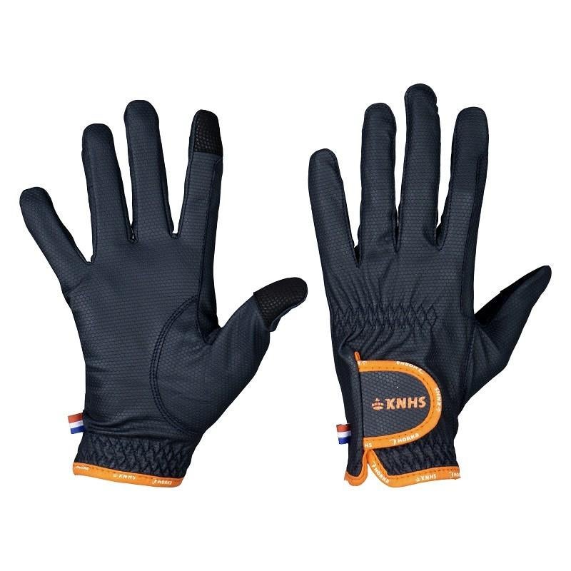 Blauwe Horka KNHS handschoenen maat S M en L, Dressuur, Overige typen, Nieuw, Kinderen