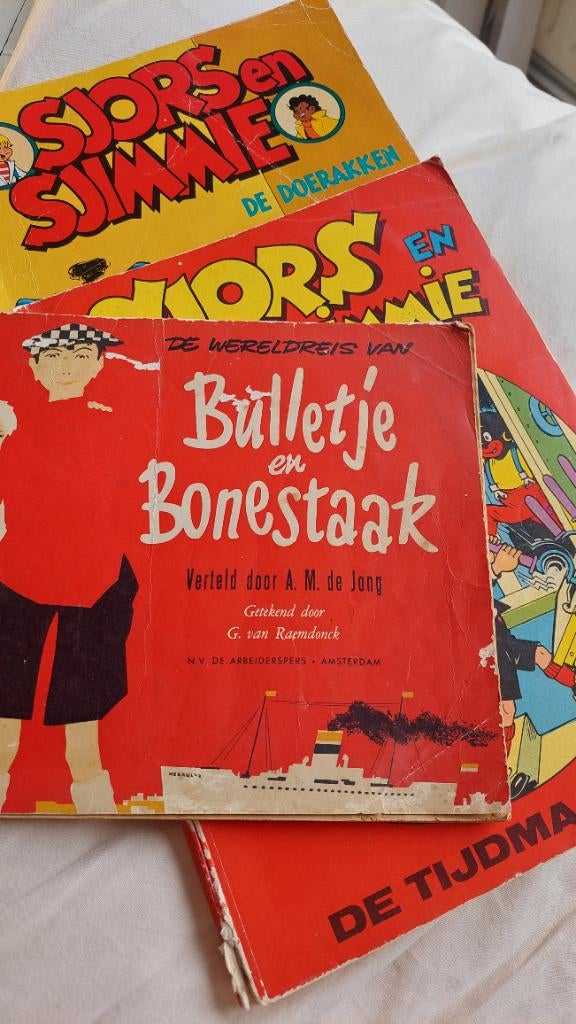 stripboek Bulletje en Bonestaak en sjors en sjimmie, Diverse, Meerdere stripboeken, Ophalen, Gelezen