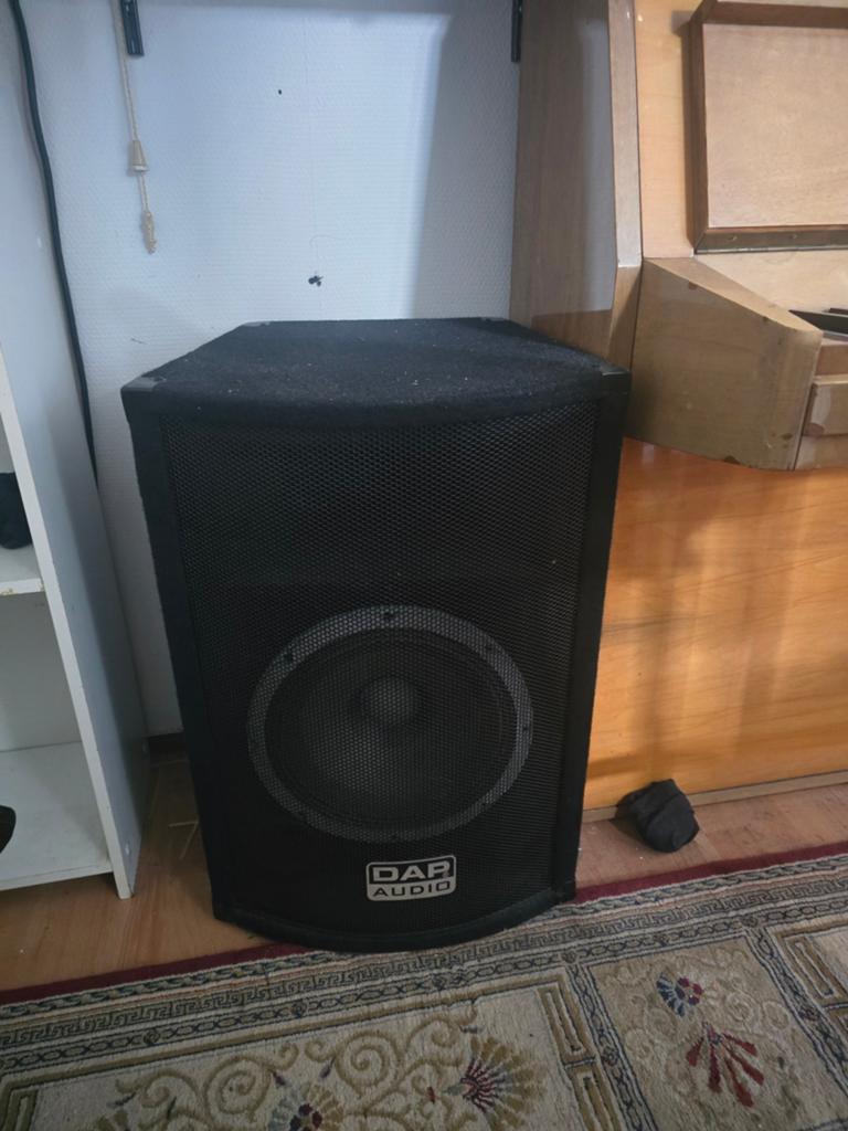 2 professionele DAP Audio luidsprekers, Audio, Tv en Foto, Luidsprekers, Gebruikt, Overige typen, 120 watt of meer, Overige merken