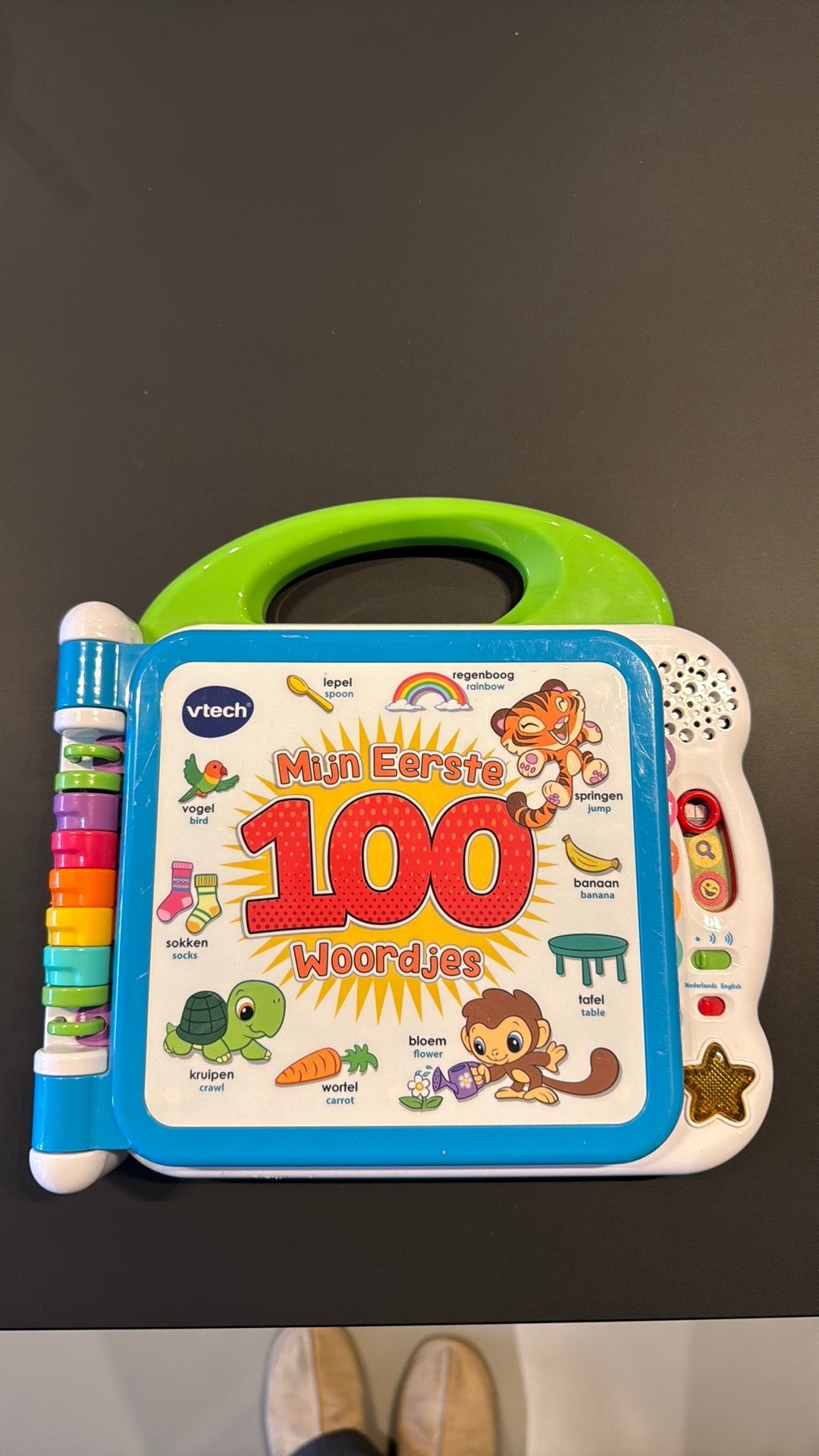 Vtech mijn eerste 100 woordjes boek, Ophalen of Verzenden, Zo goed als nieuw, 2 tot 4 jaar