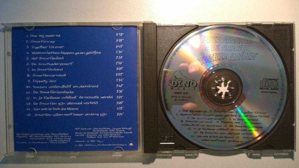 Vader Abraham en de Smurfen - Together Forever, Ophalen of Verzenden, Zo goed als nieuw, Pop, Album